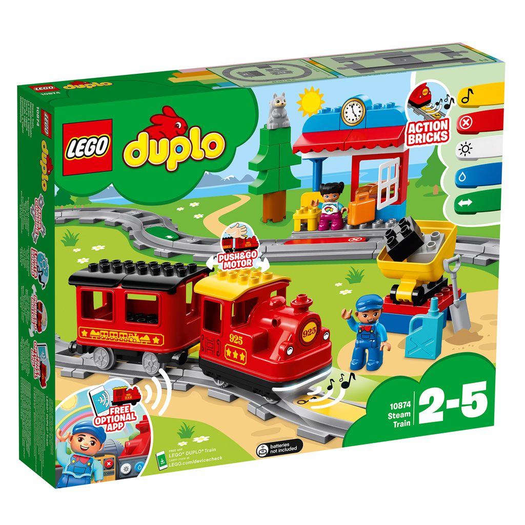 LEGO DUPLO 10874 STOOMTREIN - 411 0874 - 495276