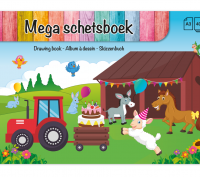 MAGA SCHETSBOEK 40 VEL DUTCH CRAFTS - Mega schetsboek a3 40 vel - 527034
