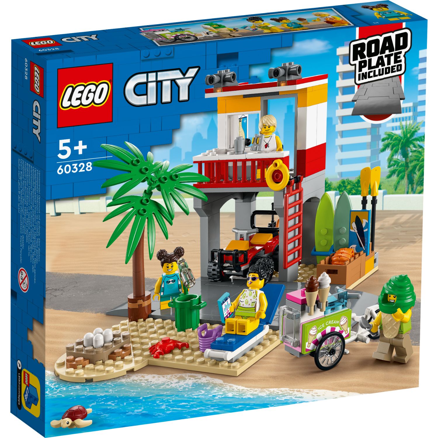 LEGO CITY 60328 STRANDWACHTER UITKIJKPOS