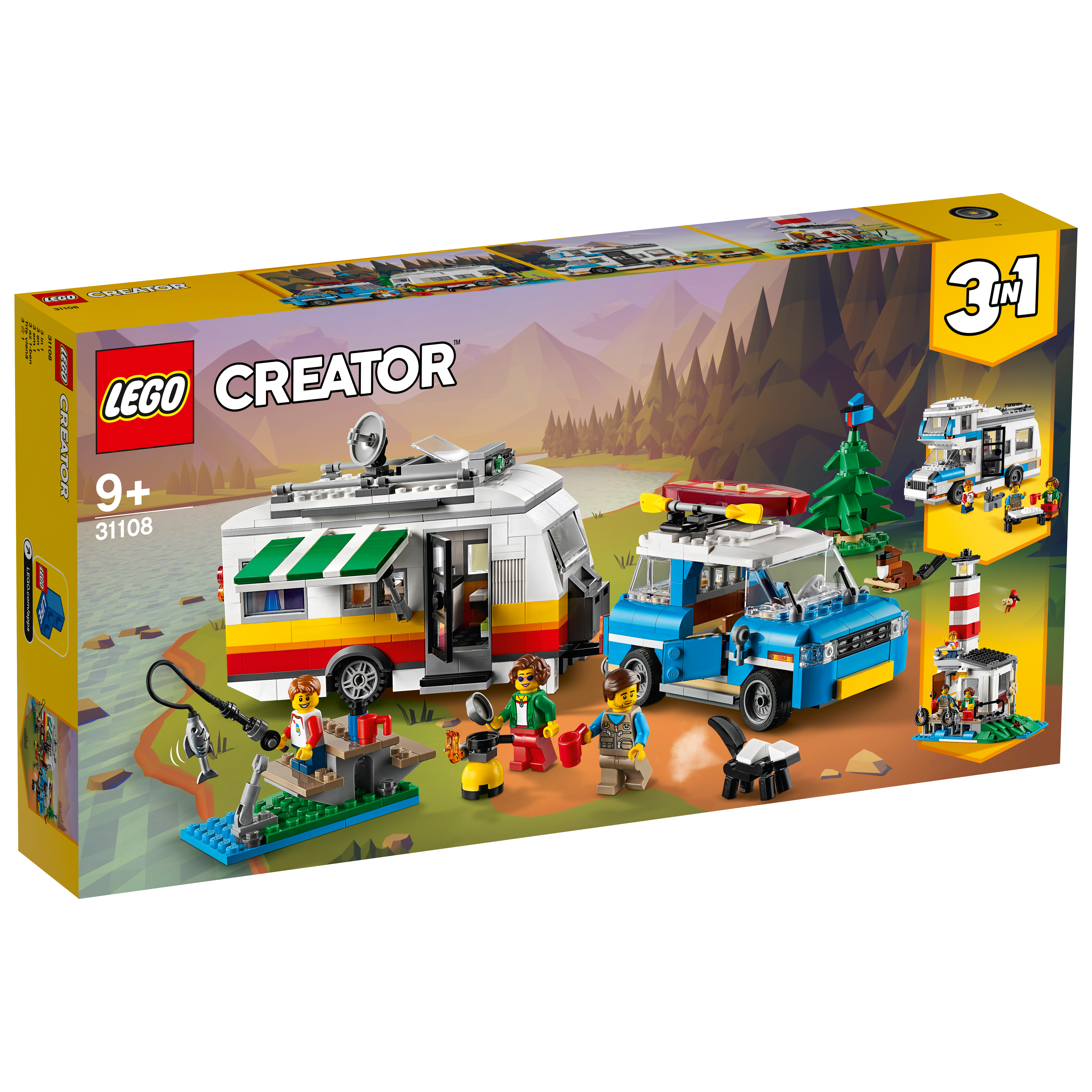 LEGO CREATOR 31108 VAKANTIE & CARAVAN