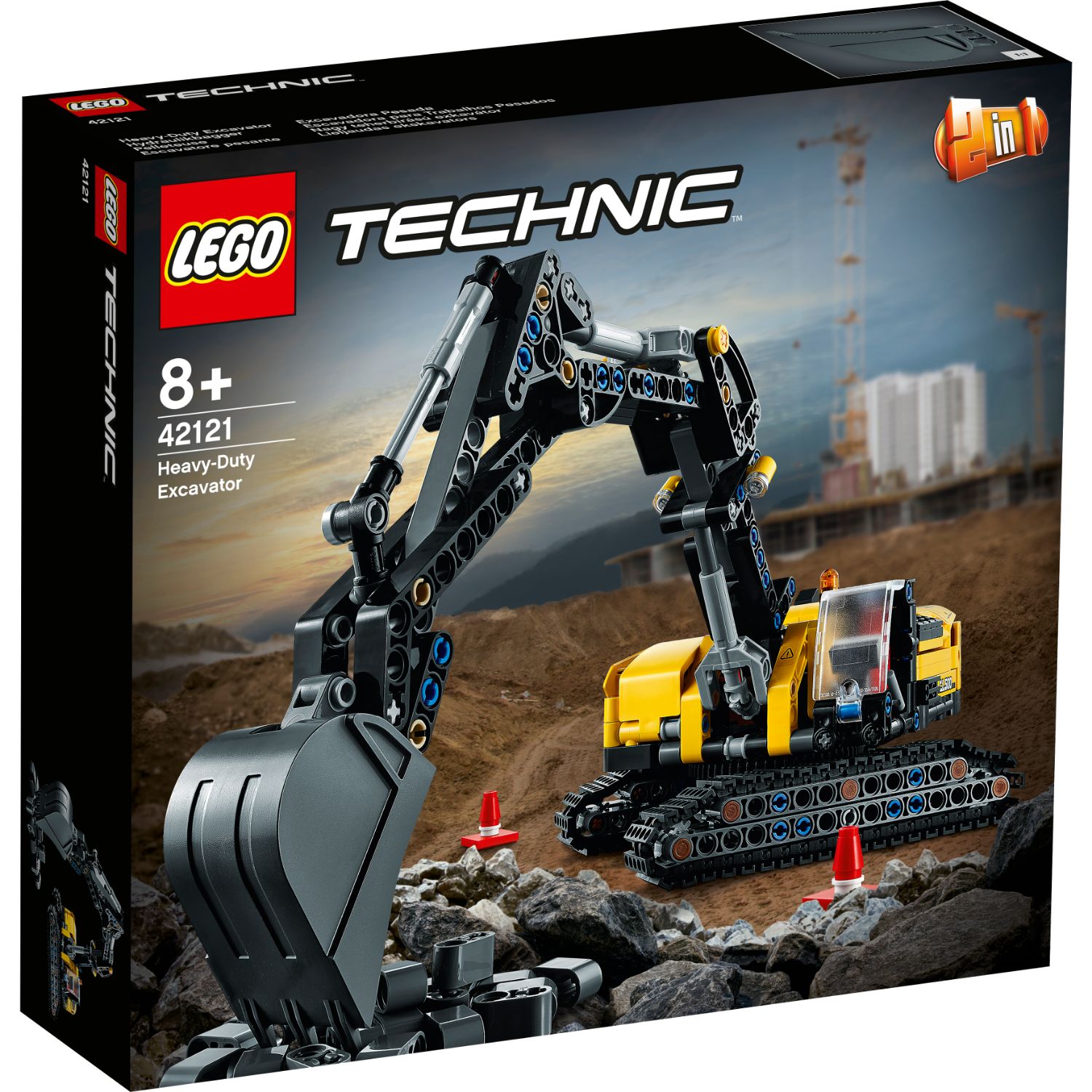 LEGO TECHNIC 42121 ZWARE GRAAFMACHINE