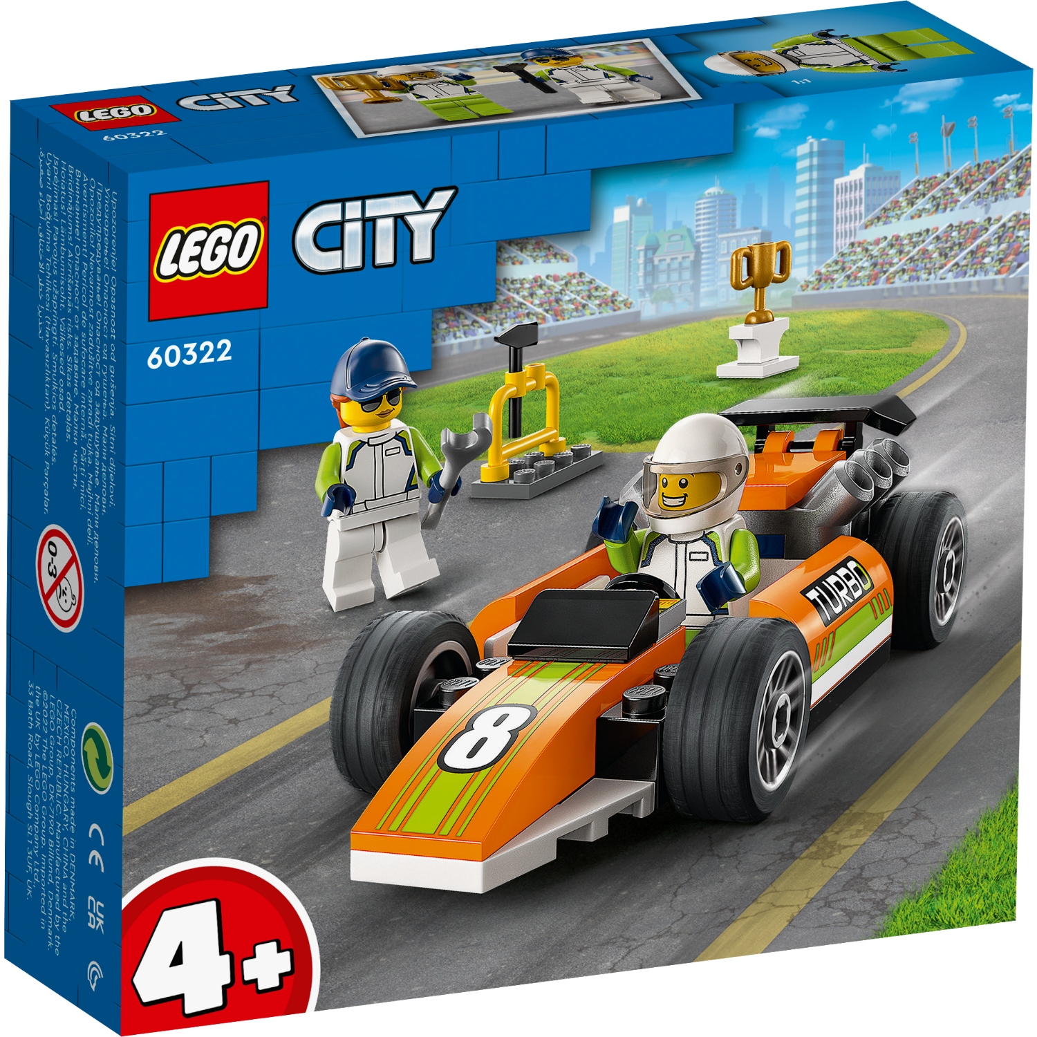LEGO CITY 60322 RACEWAGEN