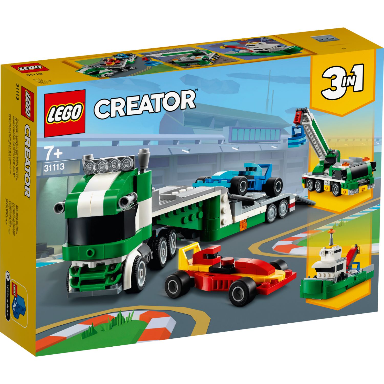 LEGO CREATOR 31113 TRANSPORTVOERTUIG