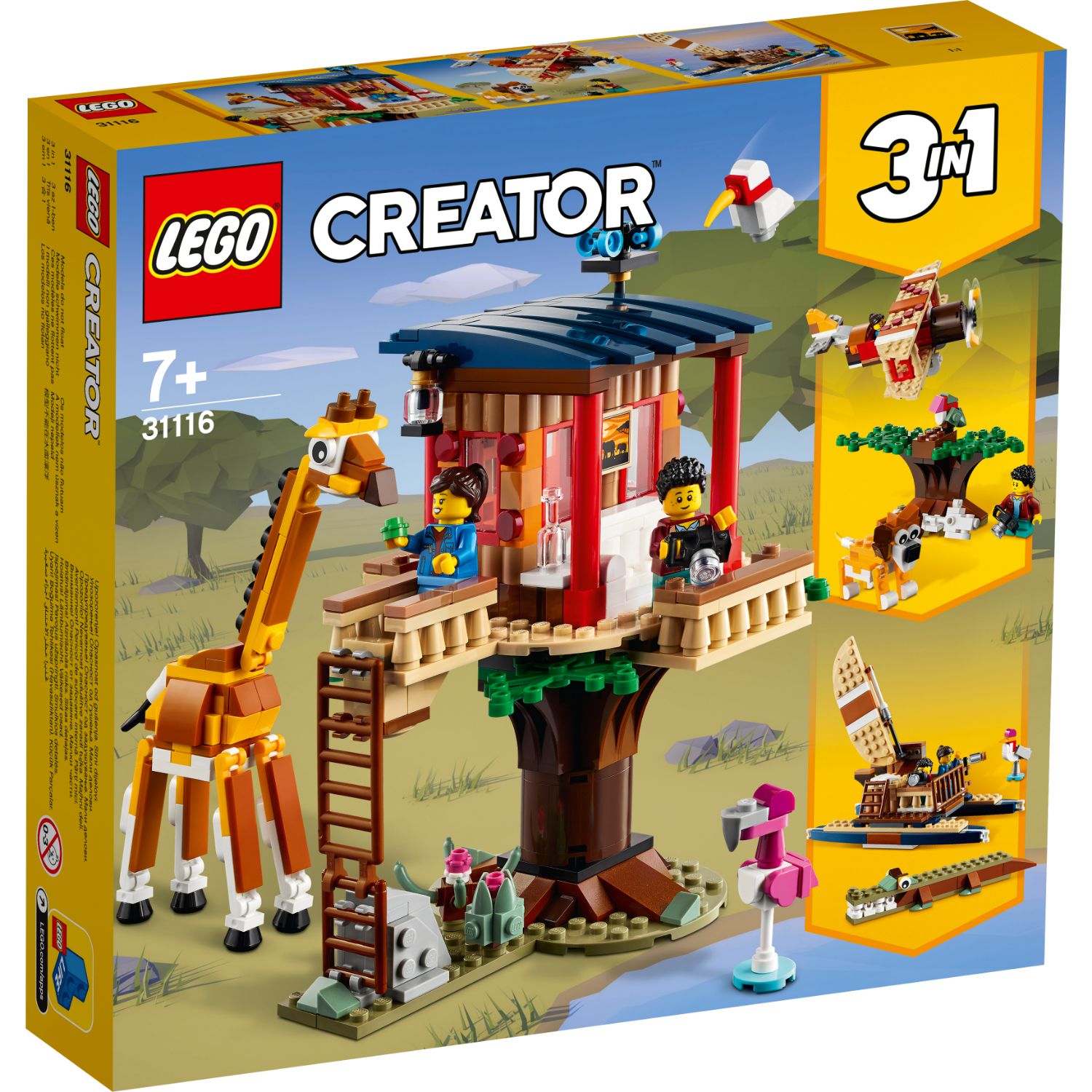 LEGO CREATOR 31116 WILDE DIEREN BOOMHUIS